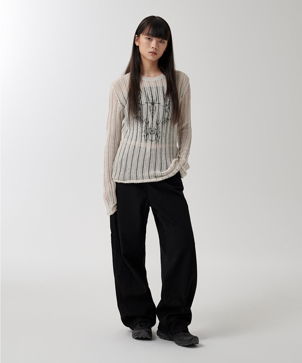 Mahagrid Tattoo Crochet Knit