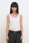General Idea WOMAN Temperature Cut U-Neck Knit Sleeveless