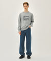 Marithé François Girbaud DRAWING CLASSIC LOGO KNIT PULLOVER beige