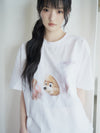 ADLV AC Bear Baby Face Bunny Short Sleeve T-Shirt