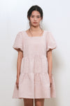 General Idea WOMAN Wrinkle Volume Puff One-Piece Dress