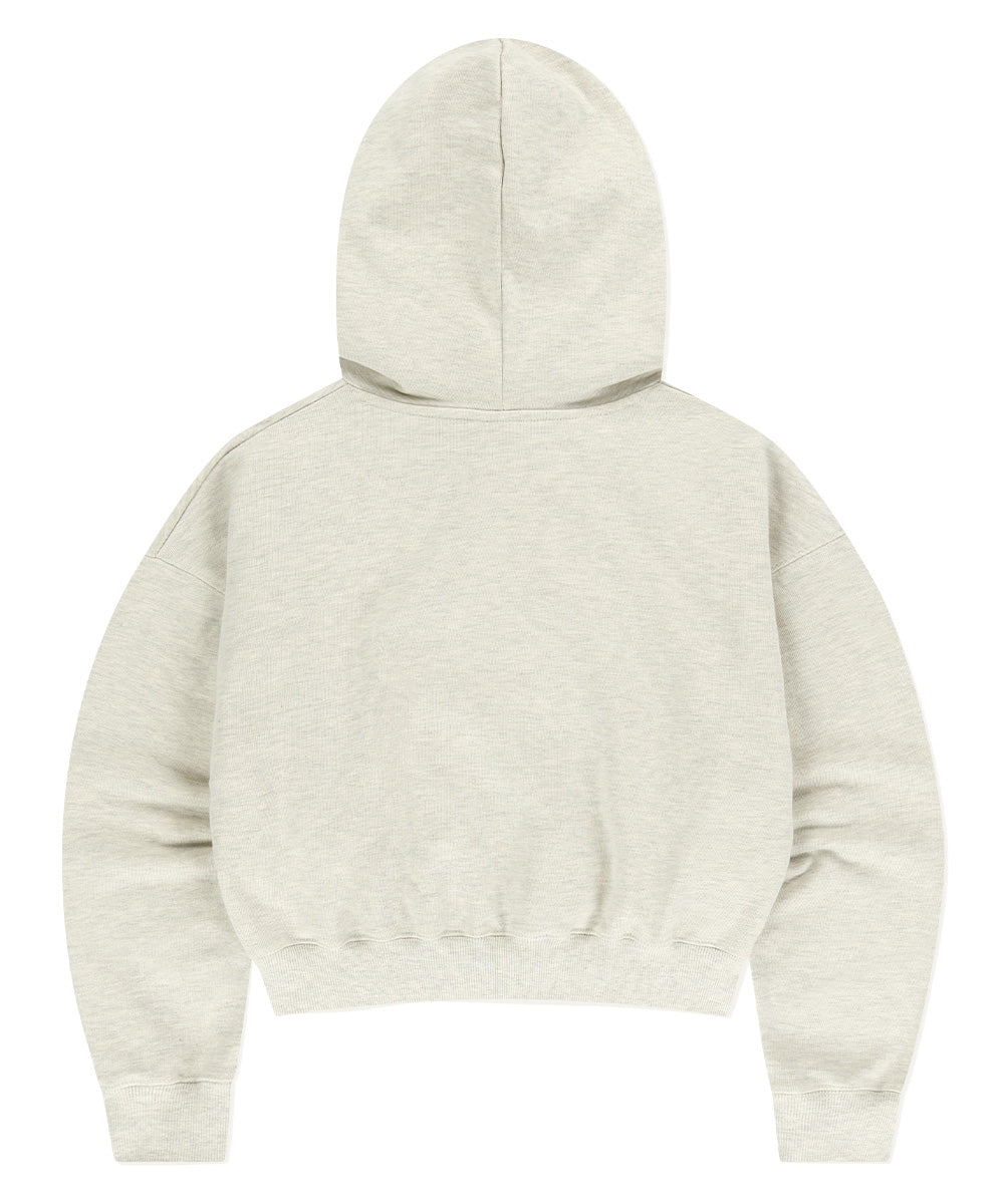 Mahagrid MGD SERIF LOGO CROP HOODIE