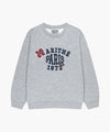Marithé François Girbaud Kids Logo Patch Graphic Sweatshirt Ivory