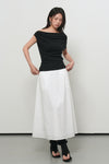 General Idea WOMAN Unbalanced Drape Strap T-Shirt