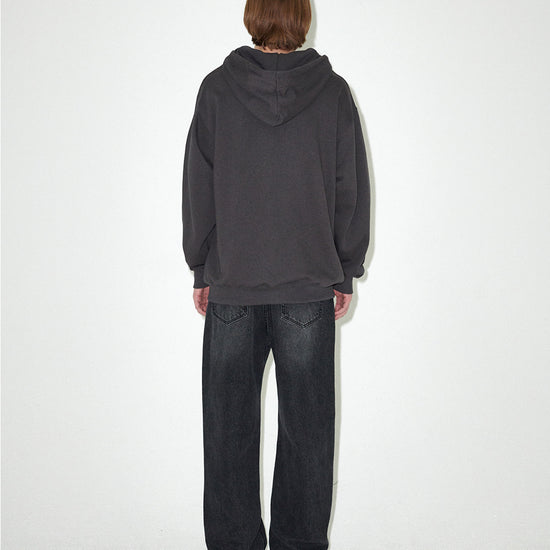Mahagrid ECLIPSE RAW CUT ZIP UP HOODIE
