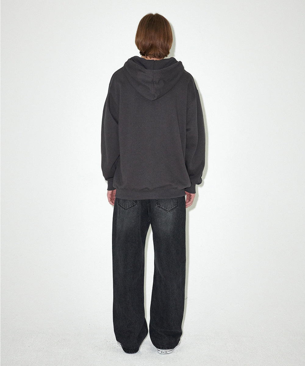 Mahagrid ECLIPSE RAW CUT ZIP UP HOODIE