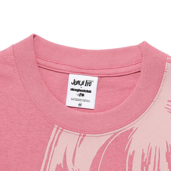 Nice Ghost Club Junji Ito Maniac Tomie Silhouette Mini Tee [Pink]