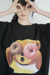 ADLV AC Bear Donut Baby Face Short Sleeve T-Shirt