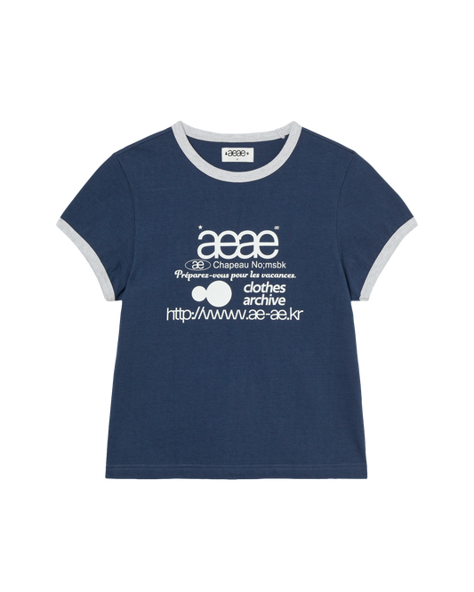 AEAE Web Logo Ringer Tee