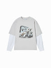 ADLV Racing Car Double Layer Long Sleeve T-Shirt