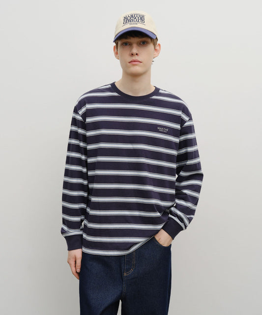 Marithé François Girbaud Multi Color Stripe Long Sleeve