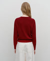 Marithé François Girbaud W Basic Crop Knit Pullover