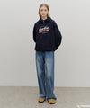 Marithé François Girbaud Vintage Stamp Graphic Hoodie (Brushed) Oatmeal