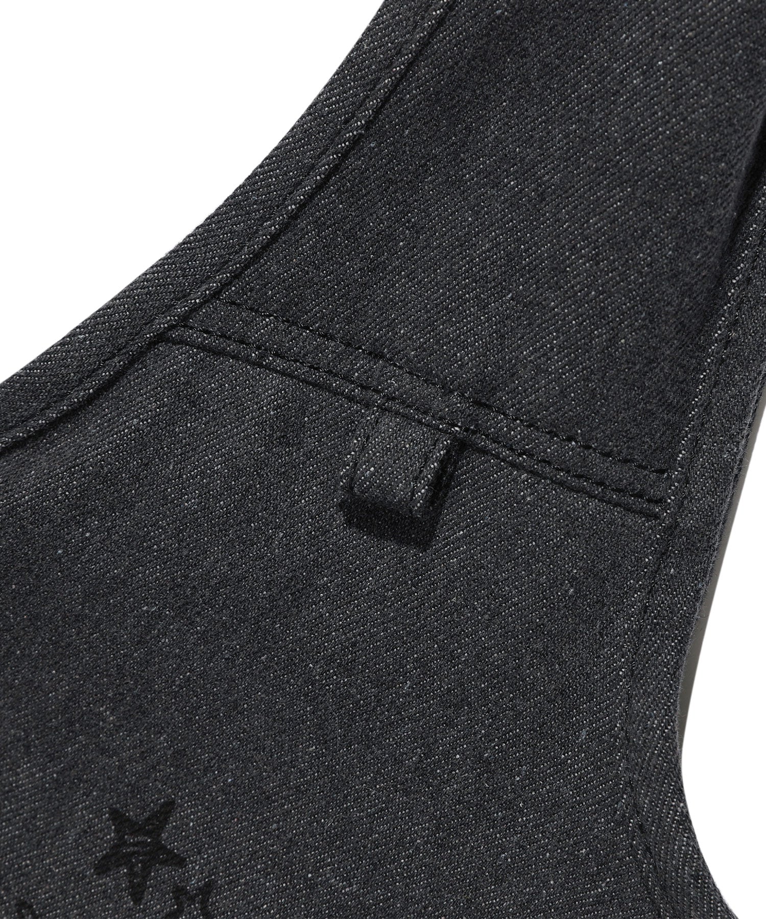 Nice Ghost Club Denim Doodle Shoulder Tote Bag