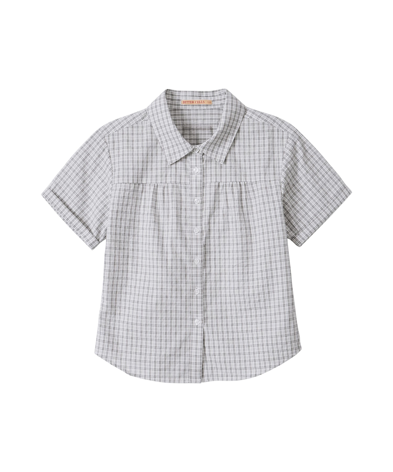 Bitter Cells Elodie Half Check Shirt