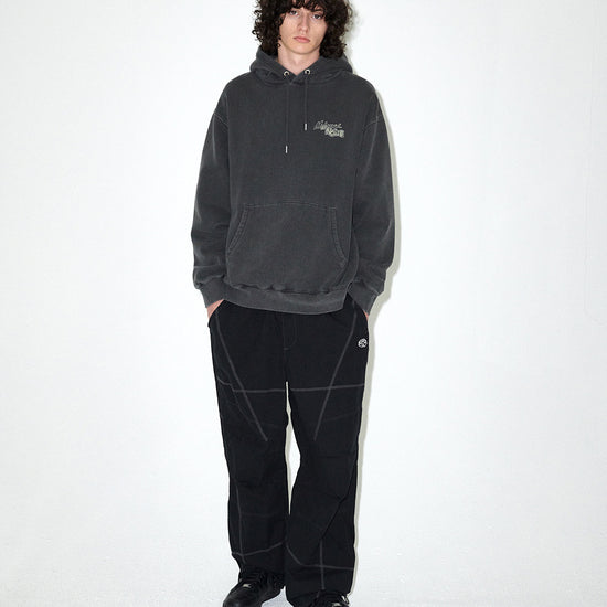 Mahagrid Logo List Pigment Hoodie