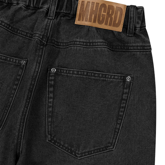 Mahagrid Wide Cargo Denim Pant