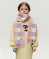 Marithé François Girbaud Kids Fuzzy Bulky Knit Muffler