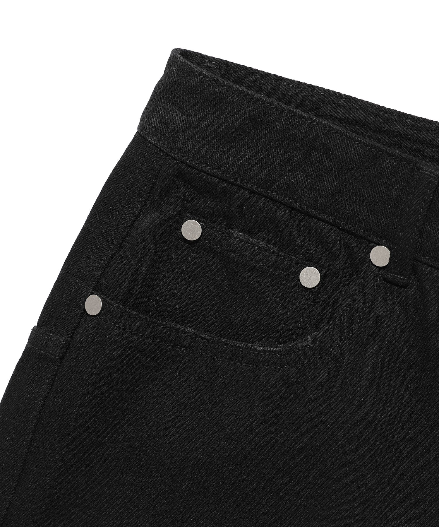 Nice Ghost Club Layered Mesh Denim Shorts