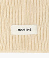 Marithé François Girbaud Regular Logo Muffler & Glove