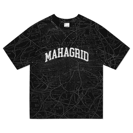 Mahagrid Map All Over Print Tee