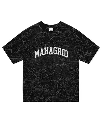 Mahagrid Map All Over Print Tee