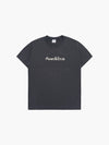 ADLV Chain Embossing Script Printing Short Sleeve T-Shirt
