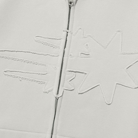 Nice Ghost Club 3Star Logo Zip Hoodie