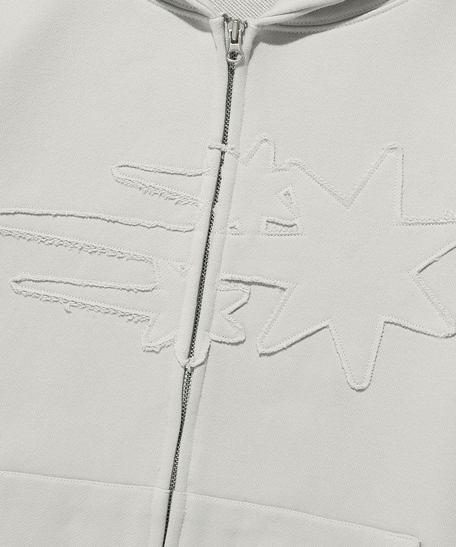 Nice Ghost Club 3Star Logo Zip Hoodie