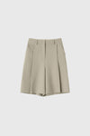 General Idea WOMAN Pleated Bermuda Slacks