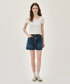 Marithé François Girbaud W FLOWER SLIM CROP TEE