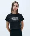 Marithé François Girbaud MOUVEMENT W AEROCOOL CROP TEE