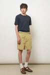 General Idea MAN Waffle Henley Neck Short Sleeve T-Shirt