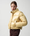Marithé François Girbaud W GLOSSY DUCK DOWN CROP PUFFER