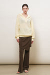 General Idea UNISEX Crochet Hooded Knit