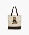 Marithé François Girbaud Doodle Bear Big Shopper Bag