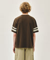 Marithé François Girbaud AEROCOOL FOOTBALL OVERSIZED TEE brown