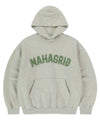 Mahagrid Twill Cut Off Applique Hoodie