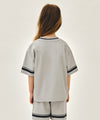Marithé François Girbaud Kids V Neck Nylon Woven Tee