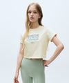 Marithé François Girbaud MOUVEMENT W AEROCOOL CROP TEE
