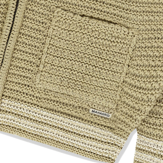 Mahagrid TRACK KNIT ZIP-UP