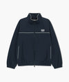 Marithé François Girbaud Marithé Sport Nylon Track Zip-Up Jacket Beige