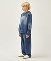 Marithé François Girbaud Kids Doodle Classic Logo Cargo Sweat Pants Black