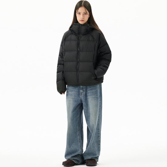 Mahagrid Paneled Down Puffer [Black]