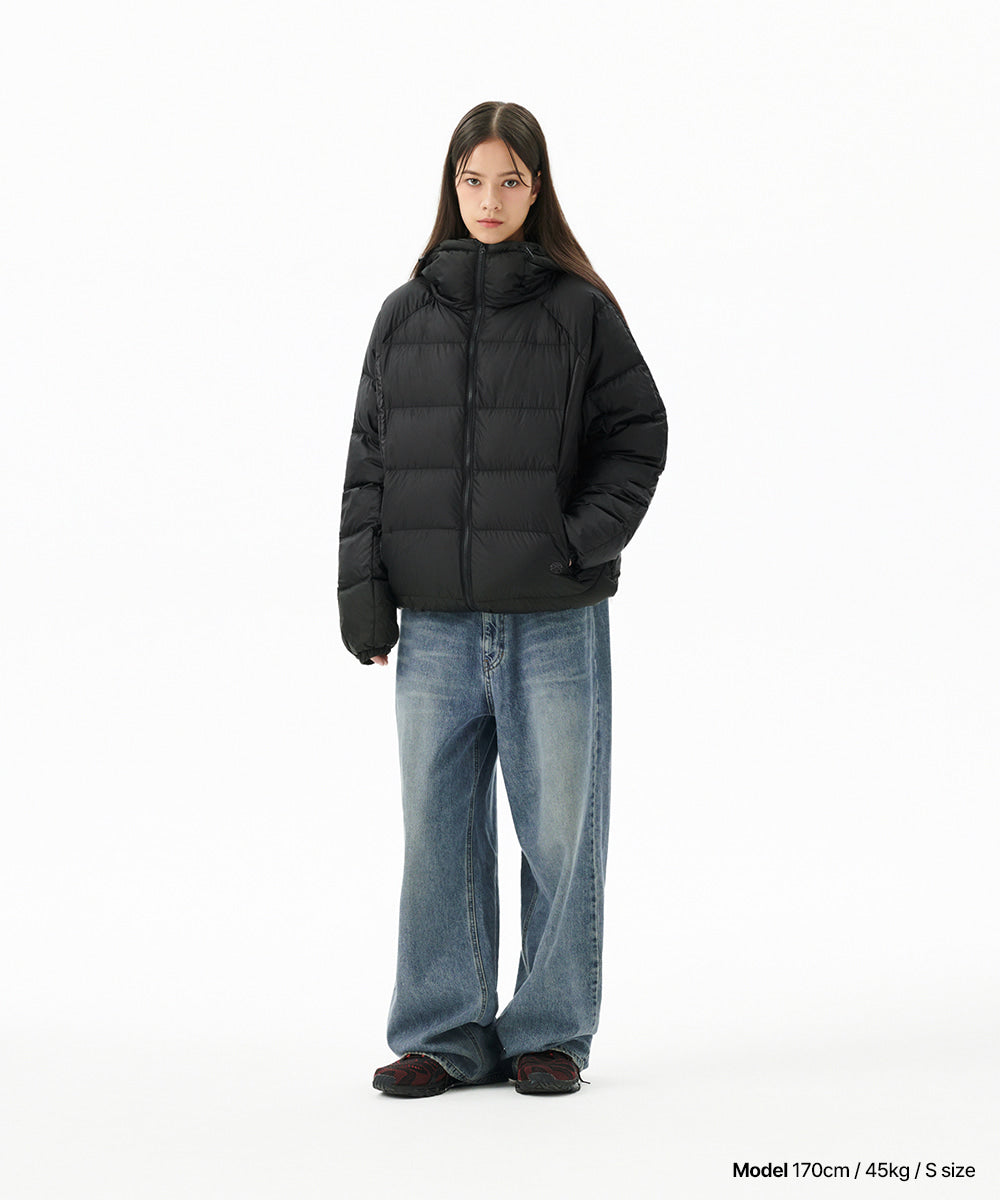 Mahagrid Paneled Down Puffer [Black]