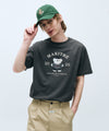 Marithé François Girbaud Doodle Bear Image Graphic Tee