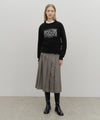 Marithé François Girbaud Boucle Classic Logo Knit Pullover