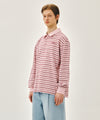 Marithé François Girbaud Stripe Pique Long Sleeve Tee