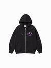 ADLV A Symbol Circle Napping Hoodie Zip Up