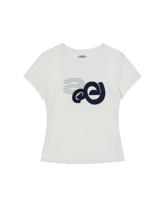 AEAE Applique Logo Tee